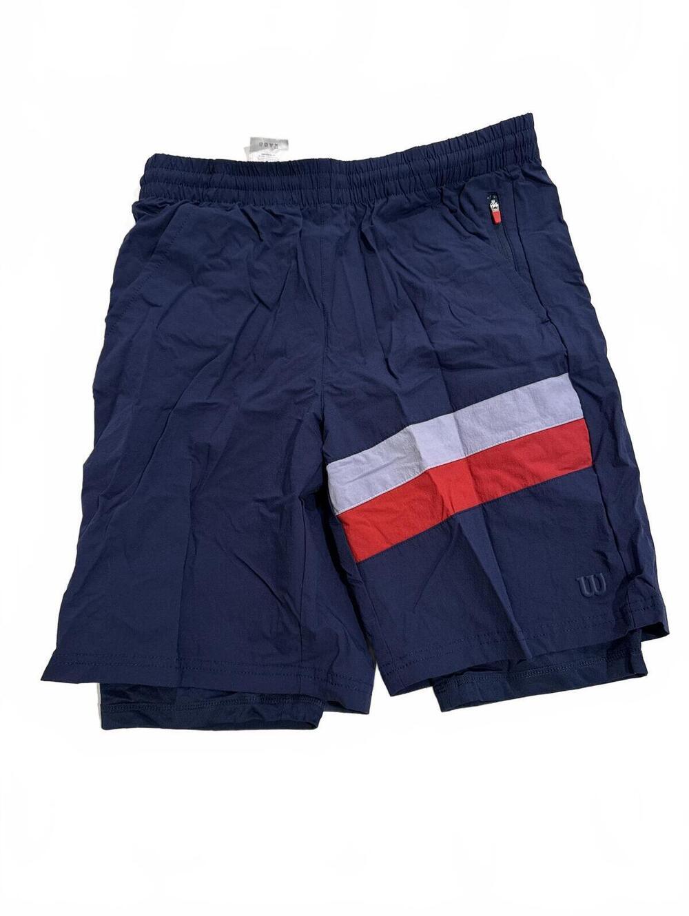 Wilson Navy Blue Shorts Track - Boys XL